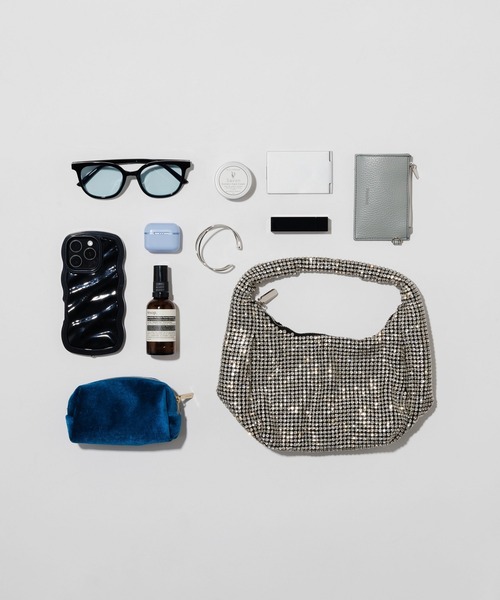 NICAL（ニカル）の「【NICAL】ラインストーンワンハンドルバッグ/554381（ショルダーバッグ・レディース・シルバー・FREE）」の3枚目の写真