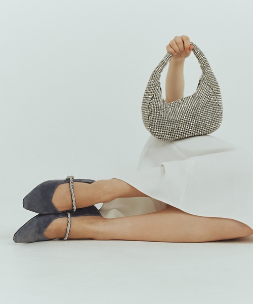 NICAL（ニカル）の「【NICAL】ラインストーンワンハンドルバッグ/554381（ショルダーバッグ・レディース・シルバー・FREE）」の9枚目の写真