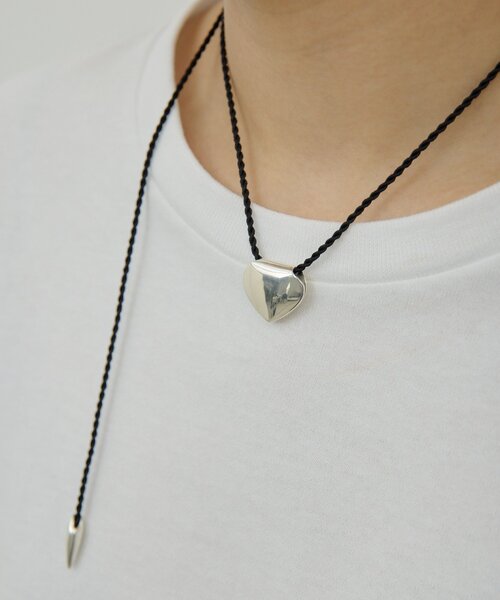 Lemme.(レム)の「【Lemme.×2.718】ハートコードネックレス(ネックレス・レディース・シルバー系その他4/ゴールド系その他6・FREE)」の6枚目の写真