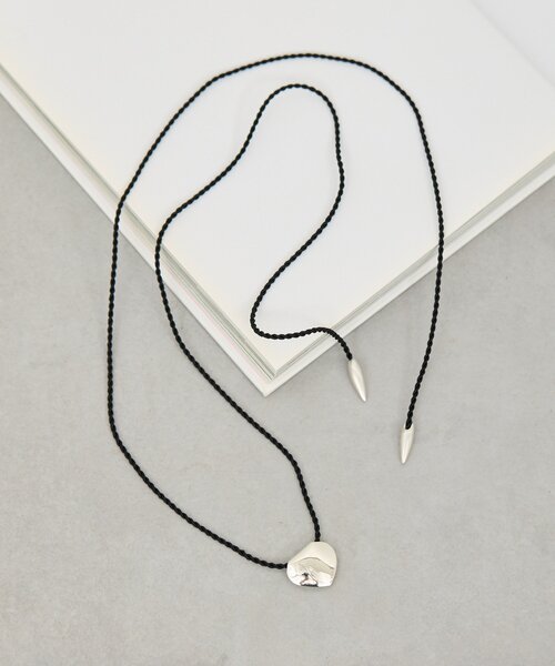 Lemme.(レム)の「【Lemme.×2.718】ハートコードネックレス(ネックレス・レディース・シルバー系その他4/ゴールド系その他6・FREE)」の7枚目の写真