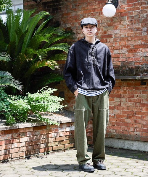 KAPITAL デニム アノラックパーカー Kapital 8oz IDGxIDG Denim ANORAK Shirt Indigo - Made in