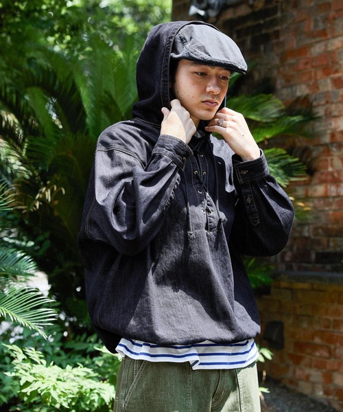 セール】【niko and JEANS 2025AW】デニムアノラックパーカー