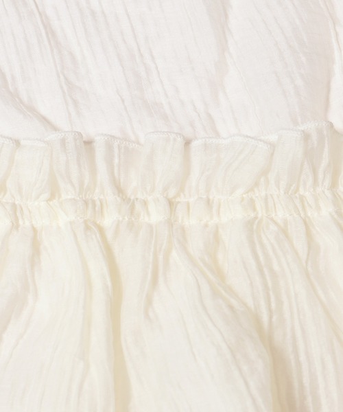 coca（coca）（コカ）の「シアーギャザーロングジレ（ワンピース・レディース・ブラック/アイボリー・ONE SIZE）」の17枚目の写真