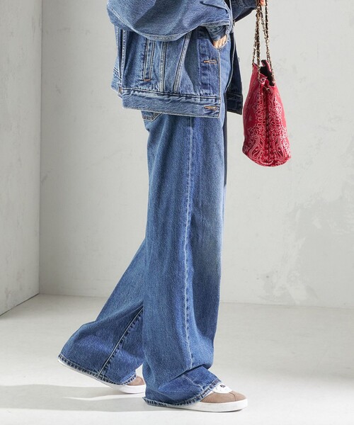 リーバイス　RIBCAGE WIDE LEG デニム Levi's:RIBCAGE WIDE LEG（デニムパンツ）｜Levi's（リーバイス）の
