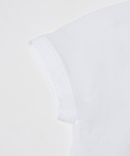 LA MARINE FRANCAISE（マリン フランセーズ）の「ミラクルウェーブボウタイブラウス（シャツ/ブラウス・レディース・ブラック/ホワイト/ネイビー・FREE）」の10枚目の写真