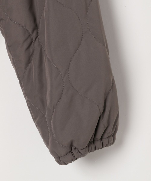 GLOBAL WORK（グローバルワーク）の「撥水キルトファーコート/499671（ブルゾン・レディース・モカ/ブラック・MEDIUM/LARGE）」の6枚目の写真