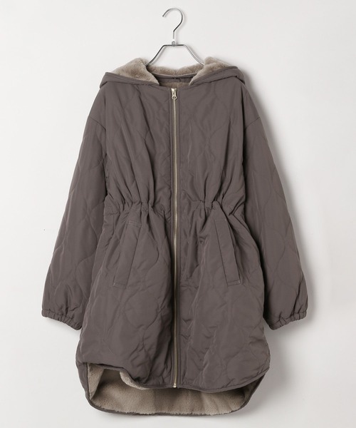 セール】撥水キルトファーコート/499671（ブルゾン）｜GLOBAL WORK