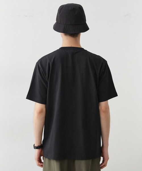 THE SHOP TK (ザ ショップ ティーケー )の「ワンポイントベアーロゴ半袖Tシャツ【洗濯機OK】(Tシャツ/カットソー・メンズ・オフホワイト/ブラック・04/03/02)」の6枚目の写真