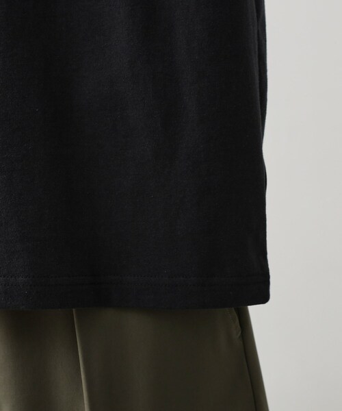 THE SHOP TK (ザ ショップ ティーケー )の「ワンポイントベアーロゴ半袖Tシャツ【洗濯機OK】(Tシャツ/カットソー・メンズ・オフホワイト/ブラック・04/03/02)」の9枚目の写真