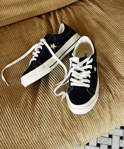 CONVERSE（コンバース）の「CONVERSE/コンバース ONE STAR SUEDE[25.0~28.0cm](限定展開)（スニーカー・メンズ・パープル/ブラック・25.0cm/26.0cm/27.0cm/28.0cm）」の2枚目の写真