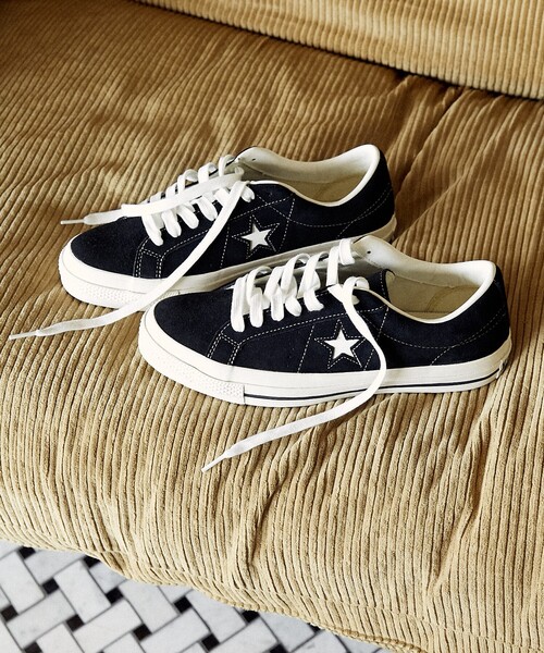 CONVERSE（コンバース）の「CONVERSE/コンバース ONE STAR SUEDE[25.0~28.0cm](限定展開)（スニーカー・メンズ・パープル/ブラック・25.0cm/26.0cm/27.0cm/28.0cm）」の3枚目の写真