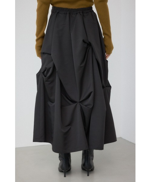 PLUS(プラス)の「【PLUS】ランダムタックフレアスカート(スカート・レディース・カーキ/ブラック・MEDIUM/SMALL)」の17枚目の写真