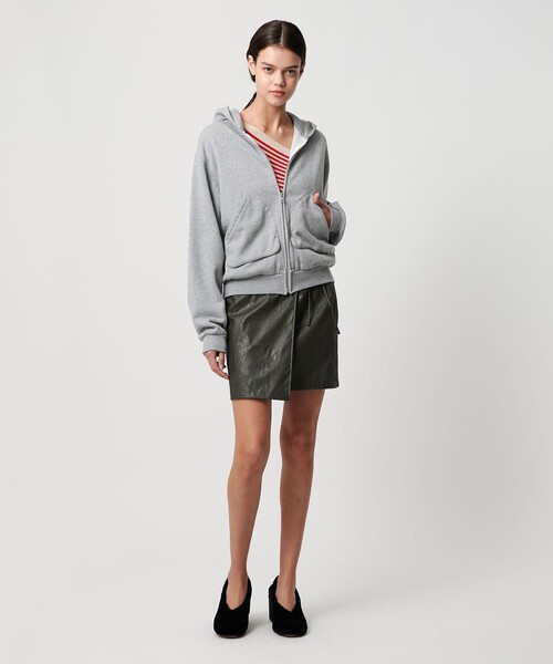 ATTISESSION＞ヴィンテージライク スウェット フーディー トップス