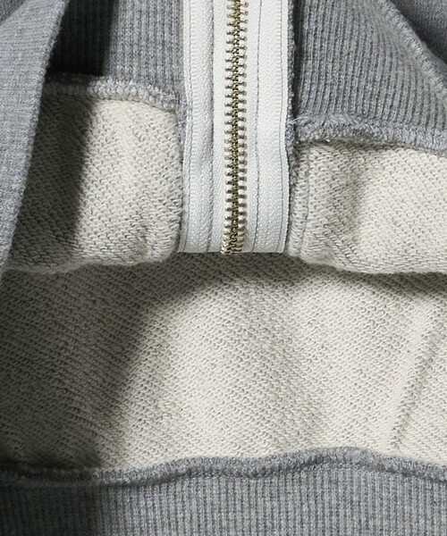 ATTISESSION＞ヴィンテージライク スウェット フーディー トップス