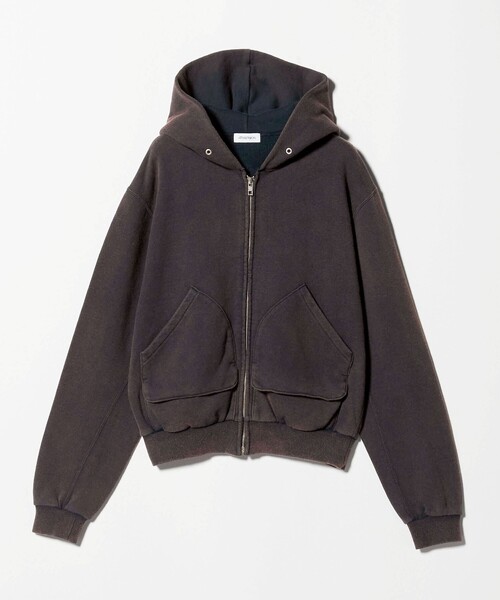 ユナイテッドアローズ　ATTISESSION シャツパーカー ATTISESSION＞ヴィンテージライク スウェット フーディー