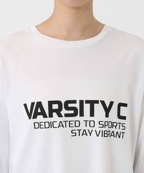 BARNYARDSTORM（バンヤードストーム）の「BARNYARDSTORM / ラウンドヘムロゴＴ / マシンウォッシャブル（Tシャツ/カットソー・レディース・ホワイト/チャコールグレー・FREE）」の19枚目の写真