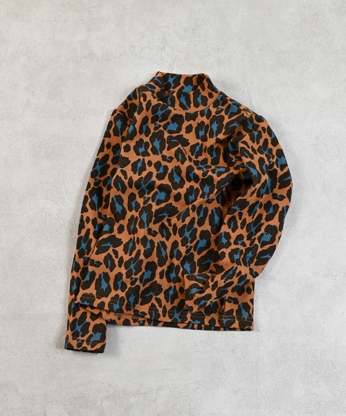 MARKEY'S（マーキーズ）の「ハイネックストレッチカットソー（Tシャツ/カットソー・キッズ・ブラック系その他/ブラウン系その他/ブルー系その他/ピンク系その他・90/100/110/120/80/130）」の2枚目の写真