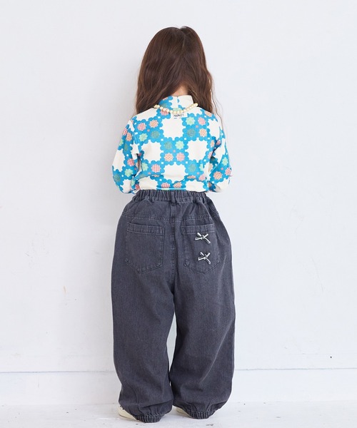 MARKEY'S（マーキーズ）の「ハイネックストレッチカットソー（Tシャツ/カットソー・キッズ・ブラック系その他/ブラウン系その他/ブルー系その他/ピンク系その他・90/100/110/120/80/130）」の10枚目の写真