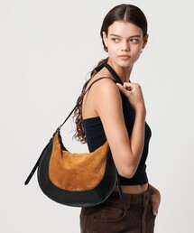 ATTISESSION（アティセッション）の「＜ATTISESSION＞コンビ レザー ラウンド ショルダー バッグ（ショルダーバッグ・レディース）」