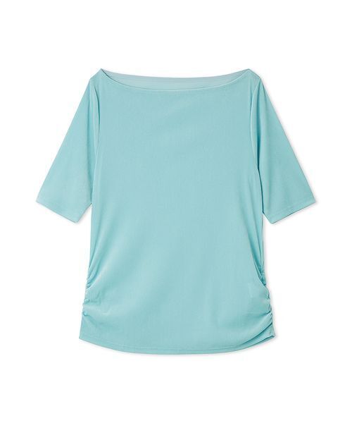 tシャツ 「セットアップ対応」ベロアSET UP2wayボートネックプルオーバー レディース セットアップ対応】ベロアSET UP2wayボートネックプルオーバー