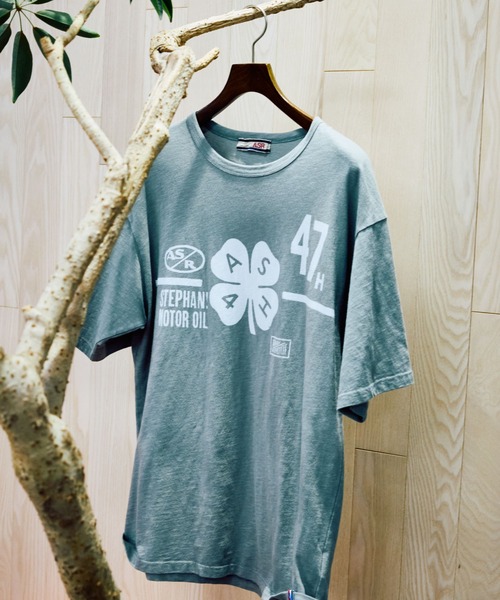 j.n.r.d(ジェー・エヌ・アール・ディー)の「【A’s Rabbit/エーズラビット】j.n.r.d/抜染プリントTシャツ(Tシャツ/カットソー・メンズ・グレー/ブルー/ホワイト・L/M/LL)」の2枚目の写真