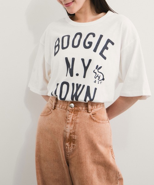j.n.r.d(ジェー・エヌ・アール・ディー)の「【A’s Rabbit/エーズラビット】j.n.r.d/抜染プリントTシャツ(Tシャツ/カットソー・メンズ・グレー/ブルー/ホワイト・L/M/LL)」の16枚目の写真