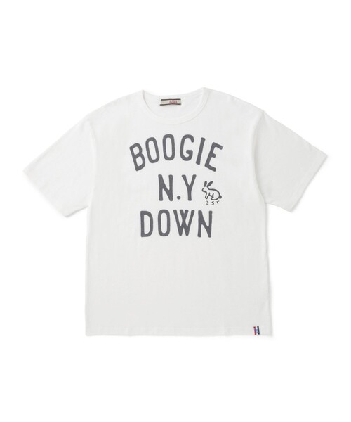 j.n.r.d(ジェー・エヌ・アール・ディー)の「【A’s Rabbit/エーズラビット】j.n.r.d/抜染プリントTシャツ(Tシャツ/カットソー・メンズ・グレー/ブルー/ホワイト・L/M/LL)」の19枚目の写真