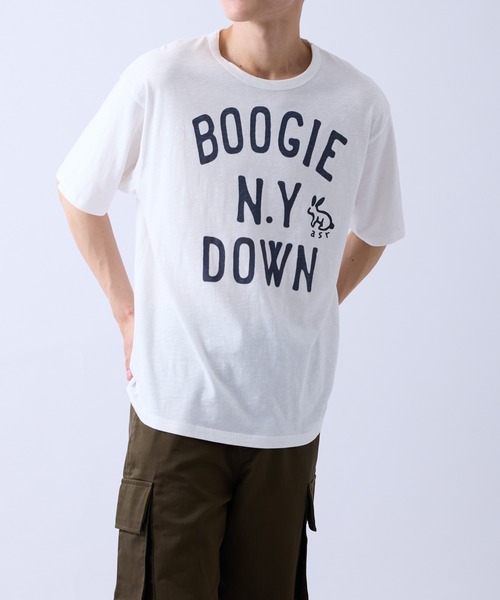 j.n.r.d(ジェー・エヌ・アール・ディー)の「【A’s Rabbit/エーズラビット】j.n.r.d/抜染プリントTシャツ(Tシャツ/カットソー・メンズ・グレー/ブルー/ホワイト・L/M/LL)」の21枚目の写真