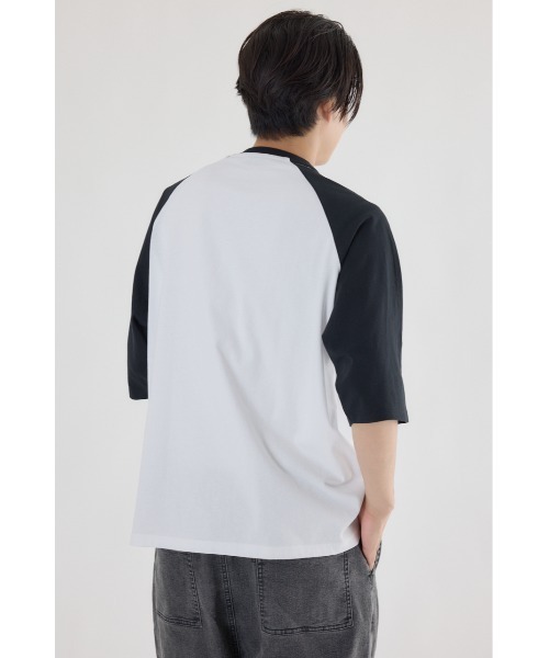 RODEO CROWNS WIDE BOWL(ロデオクラウンズワイドボウル)の「ロッドカスタム5分袖Tシャツ(Tシャツ/カットソー・メンズ・ホワイト/マジェンタ/ブラック・MEDIUM/LARGE)」の17枚目の写真