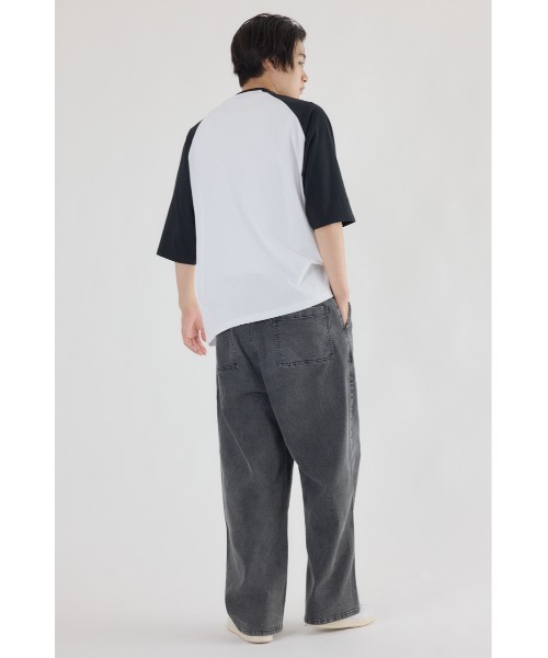 RODEO CROWNS WIDE BOWL(ロデオクラウンズワイドボウル)の「ロッドカスタム5分袖Tシャツ(Tシャツ/カットソー・メンズ・ホワイト/マジェンタ/ブラック・MEDIUM/LARGE)」の20枚目の写真