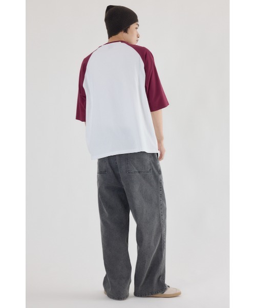 RODEO CROWNS WIDE BOWL(ロデオクラウンズワイドボウル)の「ロッドカスタム5分袖Tシャツ(Tシャツ/カットソー・メンズ・ホワイト/マジェンタ/ブラック・MEDIUM/LARGE)」の8枚目の写真
