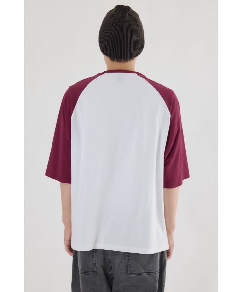 RODEO CROWNS WIDE BOWL(ロデオクラウンズワイドボウル)の「ロッドカスタム5分袖Tシャツ(Tシャツ/カットソー・メンズ・ホワイト/マジェンタ/ブラック・MEDIUM/LARGE)」の11枚目の写真