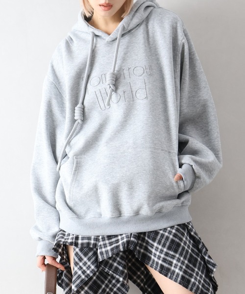 セール】ロゴ刺しゅうビッグパーカー（パーカー）｜SpRay