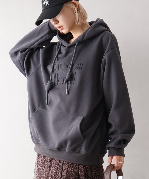 セール】ロゴ刺しゅうビッグパーカー（パーカー）｜SpRay