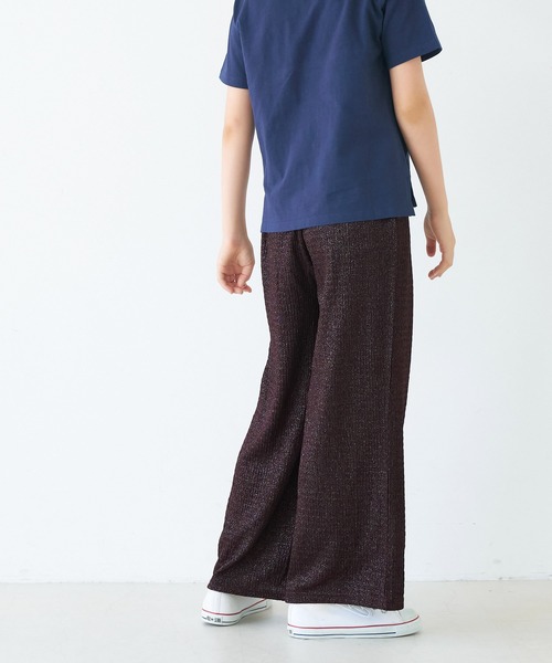 coca(coca)(コカ)の「キッズ 親子お揃いシボラメシャーリング イージーパンツ(その他パンツ・キッズ・ワイン/ライトベージュ/ブラック/グレー・150/140/130/120)」の20枚目の写真