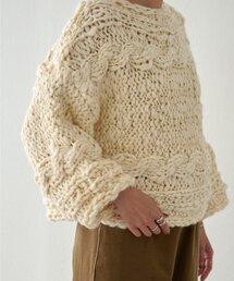 BEARDSLEY | 《15 quinze》棒針ケーブルプルオーバー(ニット/セーター)