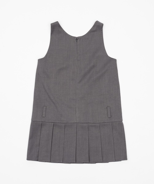 low waist mini pleats dress / ローウエストミニ丈プリーツワンピース