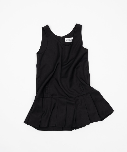 low waist mini pleats dress / ローウエストミニ丈プリーツ