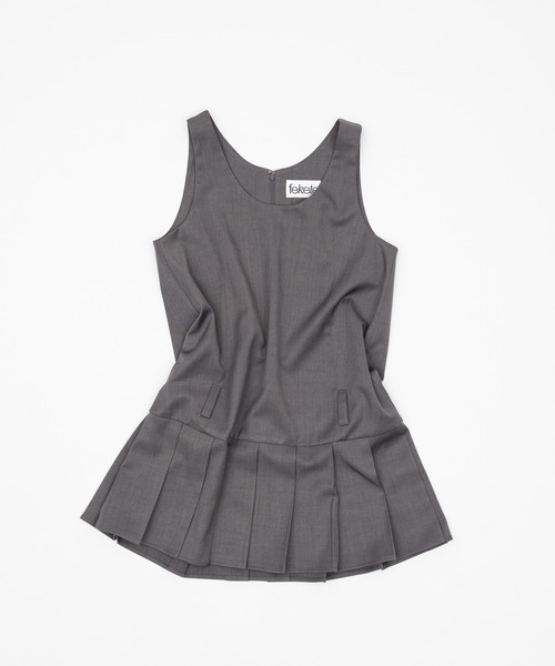 セール】low waist mini pleats dress / ローウエストミニ丈プリーツ