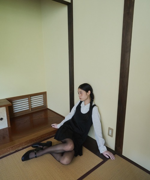 FEKETE（フェケテ）の「low waist mini pleats dress / ローウエスト