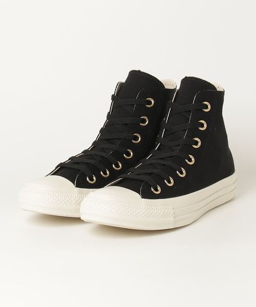 CONVERSE(コンバース)の「コンバース オールスター GOLDLOGOPATCH HI(スニーカー・レディース・ブラック・23.0cm/23.5cm/24.0cm/24.5cm/25.0cm/25.5cm/26.0cm)」の1枚目の写真