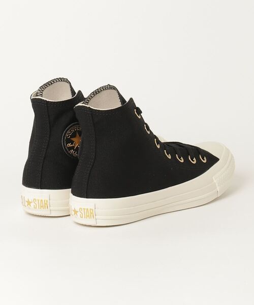 CONVERSE(コンバース)の「コンバース オールスター GOLDLOGOPATCH HI(スニーカー・レディース・ブラック・23.0cm/23.5cm/24.0cm/24.5cm/25.0cm/25.5cm/26.0cm)」の2枚目の写真
