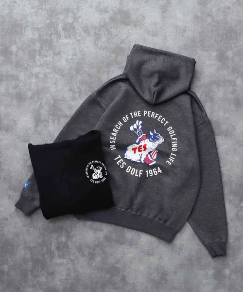 The Endless Summer(エンドレスサマー)の「TES GOLF TECH HOODIE / パーカー(パーカー・メンズ・チャコール/ブラック・X-LARGE/LARGE/MEDIUM/SMALL)」の2枚目の写真