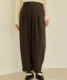 OLUN(オルン)のwide cocoon slacks pants/ワイドコクーンスラックスパンツ(スラックス)