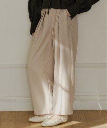 OLUN(�I����)��wide cocoon slacks pants/���C�h�R�N�[���X���b�N�X�p���c(�X���b�N�X)