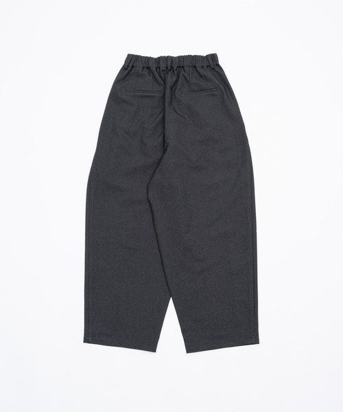 OLUN ワイドコクーンスラックスパンツ