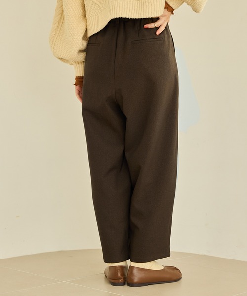 wide cocoon slacks pants/ワイドコクーンスラックスパンツ