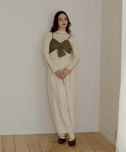 wide cocoon slacks pants/ワイドコクーンスラックスパンツ