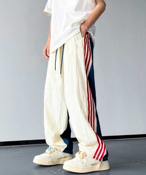 MGV（エムジーヴィー）の「マルチカラーサイドラインパンツ（その他パンツ・メンズ・ネイビー・LARGE/X-LARGE/MEDIUM）」の5枚目の写真