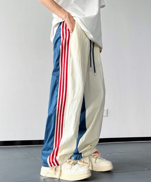 MGV（エムジーヴィー）の「マルチカラーサイドラインパンツ（その他パンツ・メンズ・ネイビー・LARGE/X-LARGE/MEDIUM）」の4枚目の写真